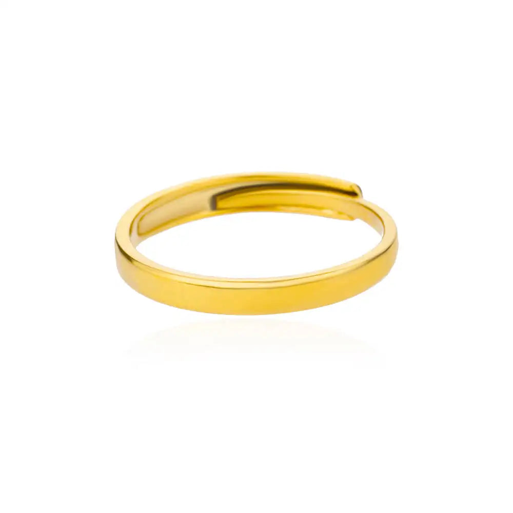 “Gold Stainless Steel Rings – Elegant Never-Fade Jewelry for Women”