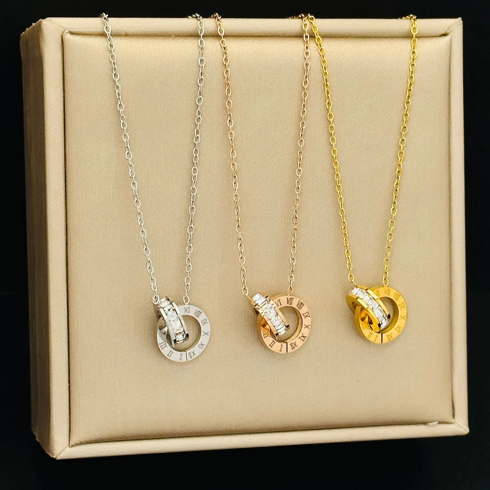 Timeless Elegance Stainless Steel Jewelry Set for Women