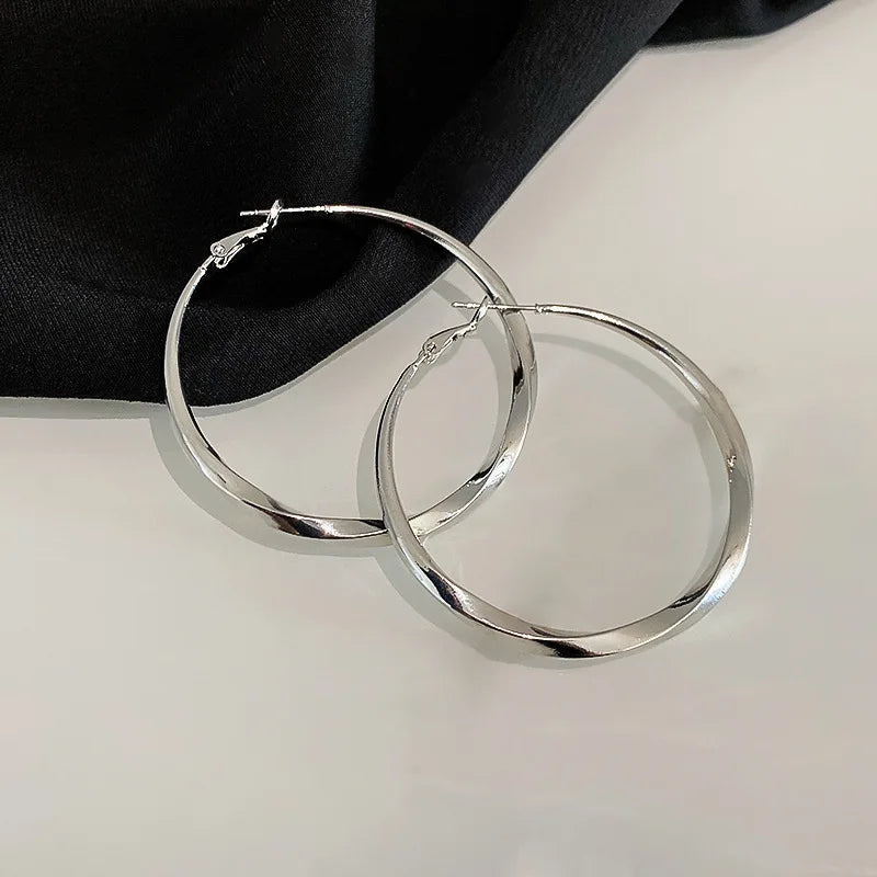 Imperial Bloom Luxury Hoop Earrings for Graceful Women