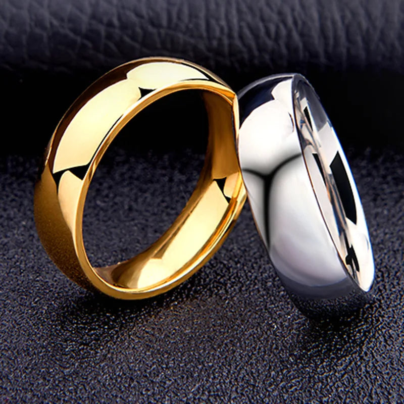 “Simple Titanium Ring – Elegant Unisex Wedding & Couple Jewelry”