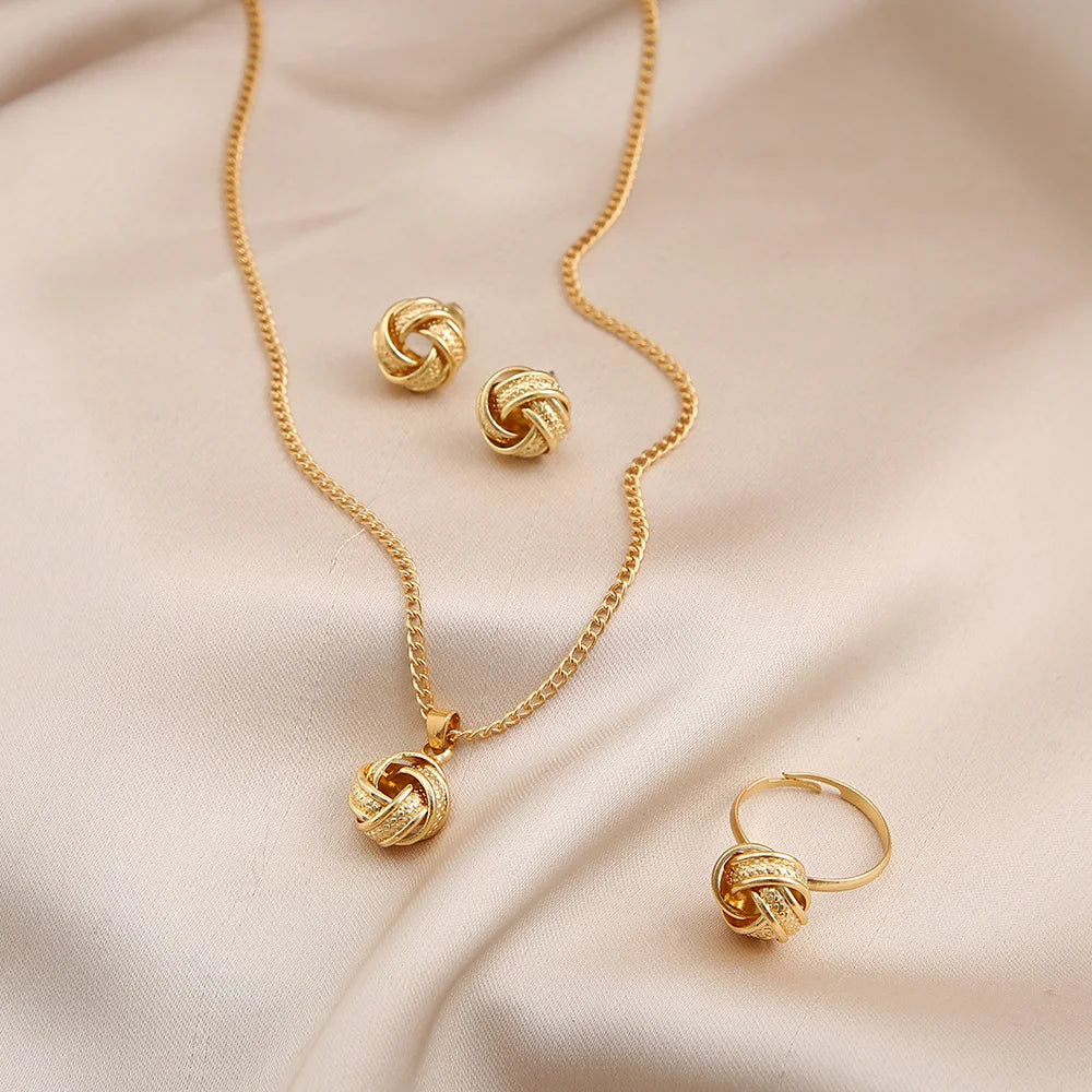 Eternal Twist Elegance Jewelry Set