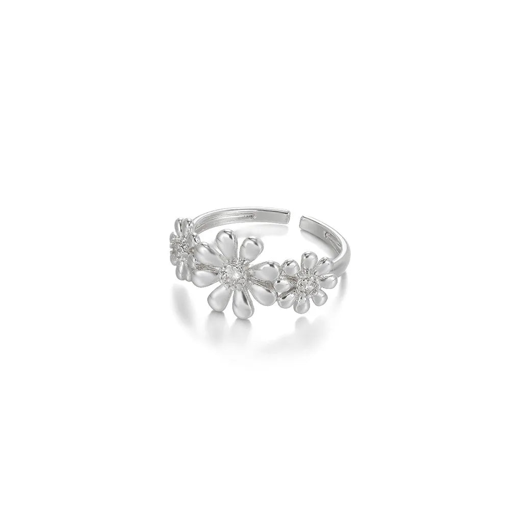 Golden Sunflower Bloom Ring