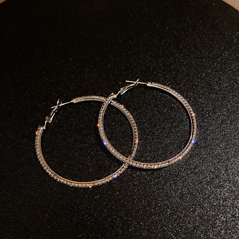 Imperial Bloom Luxury Hoop Earrings for Graceful Women