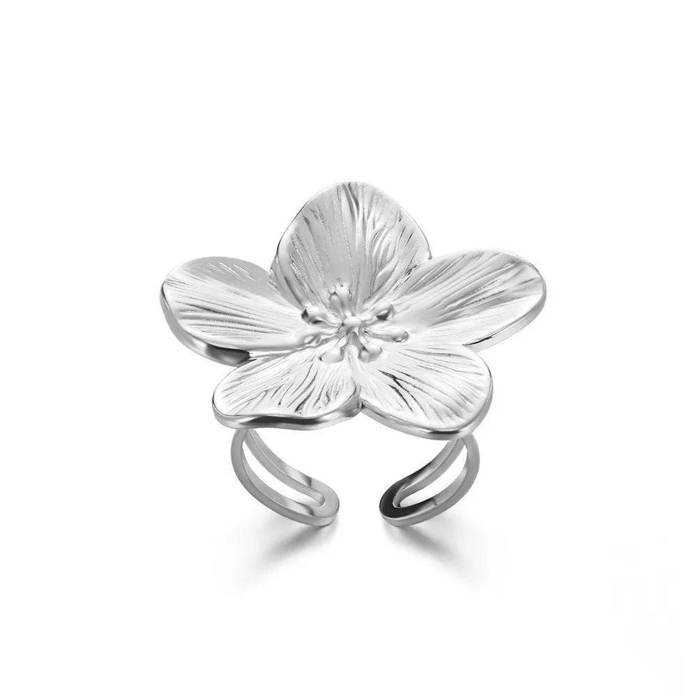 Golden Sunflower Bloom Ring