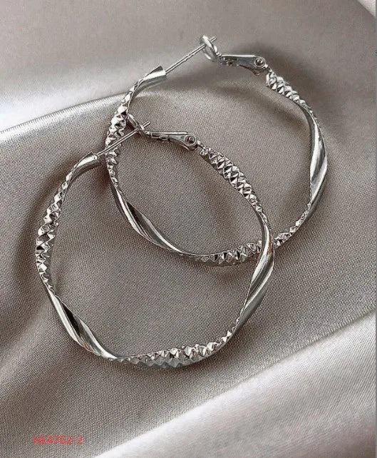 Imperial Bloom Luxury Hoop Earrings for Graceful Women