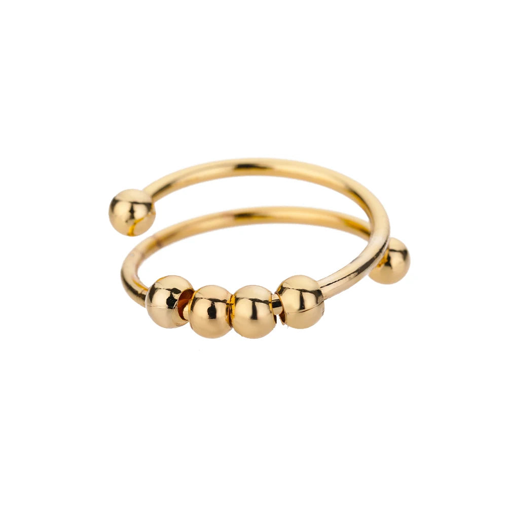 “Gold Stainless Steel Rings – Elegant Never-Fade Jewelry for Women”