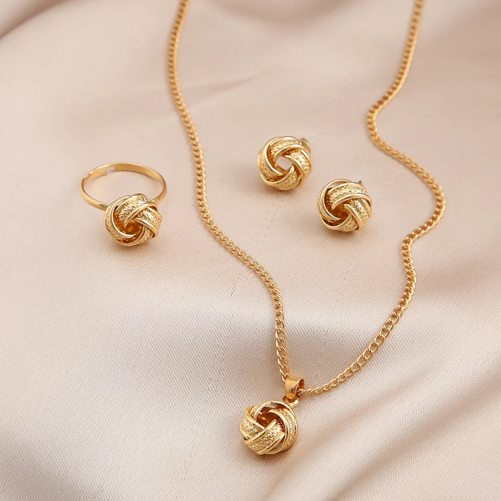 Eternal Twist Elegance Jewelry Set
