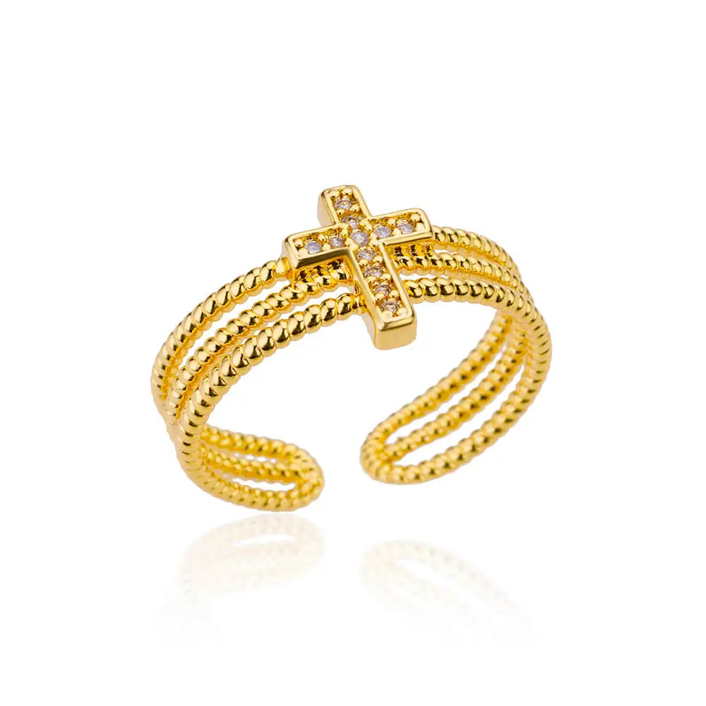 “Gold Stainless Steel Rings – Elegant Never-Fade Jewelry for Women”