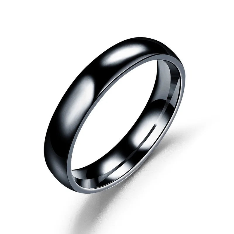“Simple Titanium Ring – Elegant Unisex Wedding & Couple Jewelry”