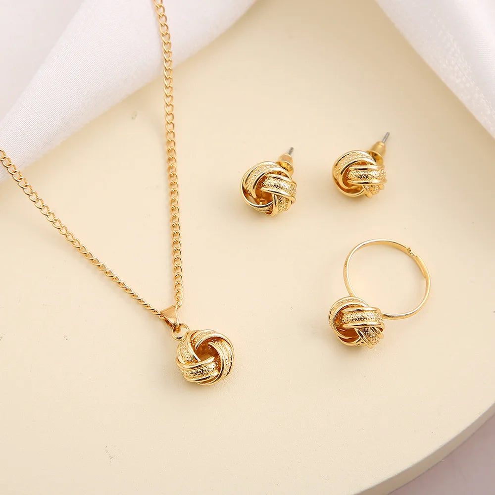 Eternal Twist Elegance Jewelry Set